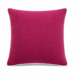 Thumbnail for Rose Wood White piping Cotton Velvet Cushion Cover