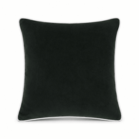 Thumbnail for Sea Weed White piping Cotton Velvet Cushion Cover
