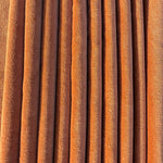 Thumbnail for Terracotta cotton Velvet Fabric by the yard