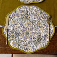 Thumbnail for Luxury Velvet Dining Table Set | Custom Table Runner, Wave Border Placemats, Coasters & Napkins