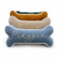 Thumbnail for Personalized Dog Bone Shaped - Custom Name Dog Pillow Bone, Customize Gifts for Dogs, Pet Owner Gifts, Gifts for Pets