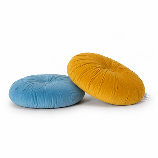 Luxury Cotton Velvet Round Chair Cushion Pad