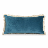 Thumbnail for Velvet Fringe Lumbar Cushion Cover