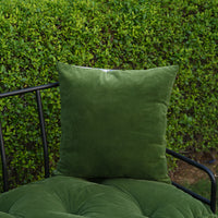 Thumbnail for Reversible Velvet Pillow Cover, Handblock Cotton Cushion Case