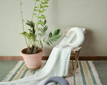 Thumbnail for Linen crescent moon inspired pillow for kids