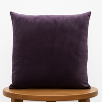 Thumbnail for Wine Cotton Velvet Cushion Cover