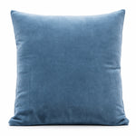 Thumbnail for Smoke Blue Cotton Velvet Cushion Cover