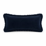 Thumbnail for Cotton Velvet Lumbar Cushion Cover with frill