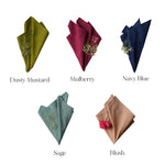 Thumbnail for Available solid colours for the cotton cambric napkin family