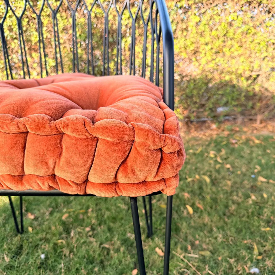 U Shape Velvet Chair Pad