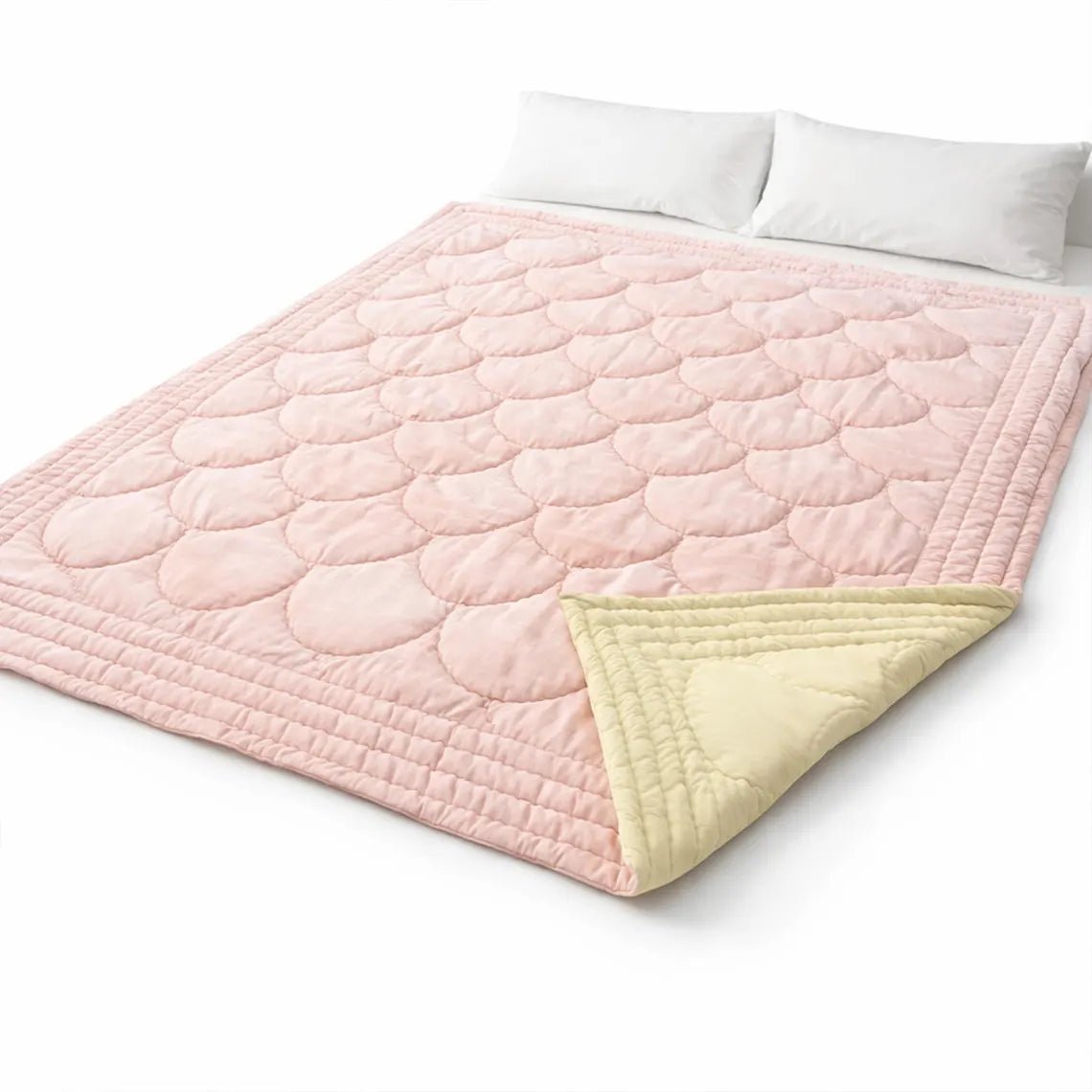 Luxury Velvet Quilt, Hand - Stitched Cotton Bedspread (Copy)