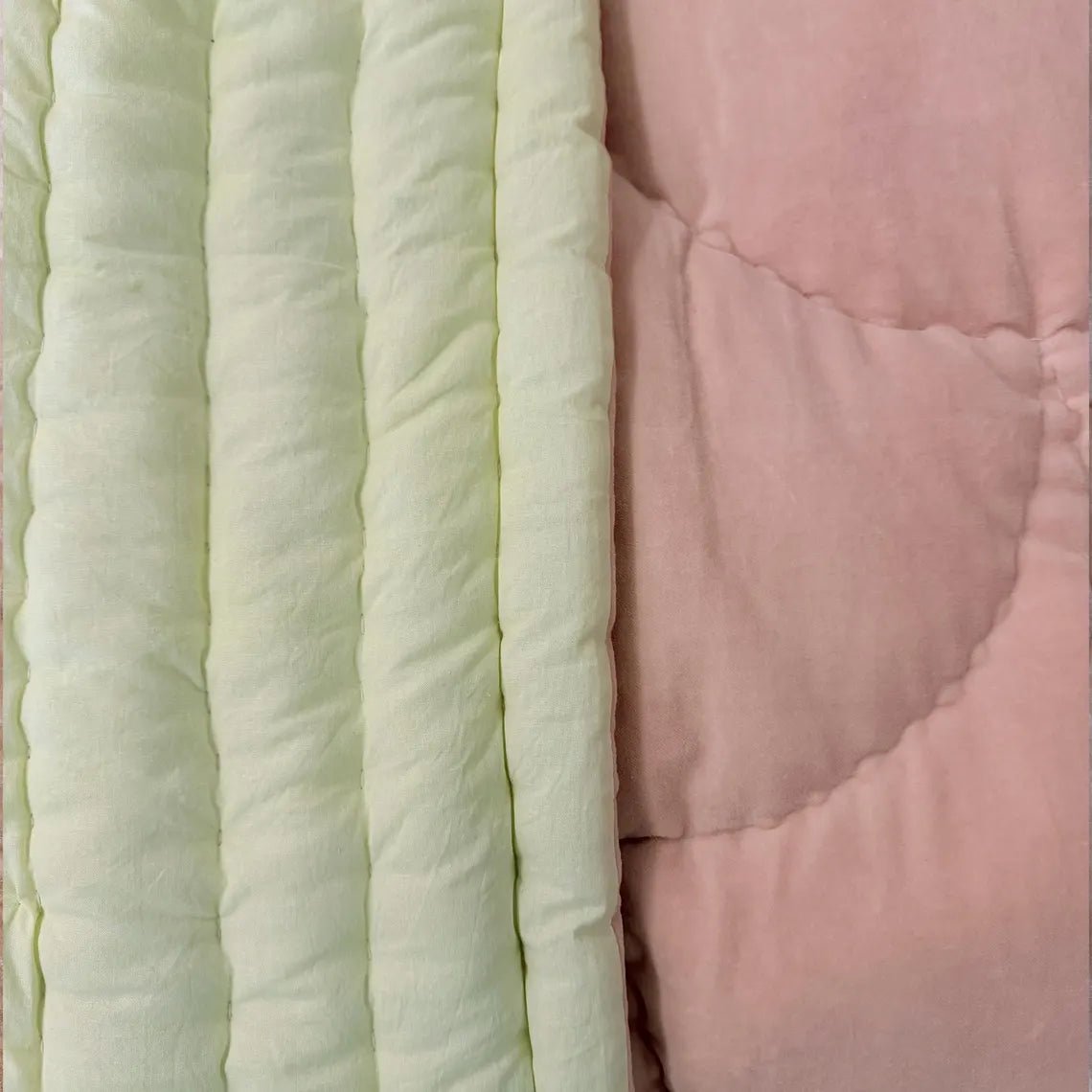 Luxury Velvet Quilt, Hand - Stitched Cotton Bedspread (Copy)
