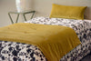Thumbnail for Burnt Orange Velvet Bed Runner: Luxury Cotton Velvet, Twin to King