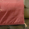 Thumbnail for Luxury Moss Green Cotton Velvet Bed Runner: Twin, Full, King, Queen
