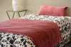 Thumbnail for Luxury Moss Green Cotton Velvet Bed Runner: Twin, Full, King, Queen