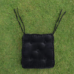 Thumbnail for Luxury Velvet Chair Cushion with Ties: Square Seat Pad