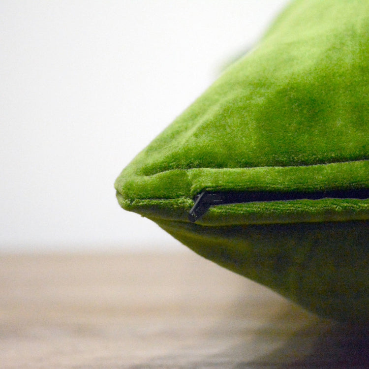Cotton Velvet Lumbar Pillow Cover: Long Throw Pillow