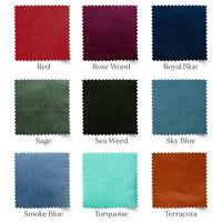 Thumbnail for Luxury Navy Cotton Velvet Bed Runner - Twin, Full, King, Queen