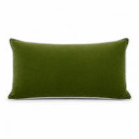 Thumbnail for Cotton Velvet Lumbar Cushion Cover with Piping