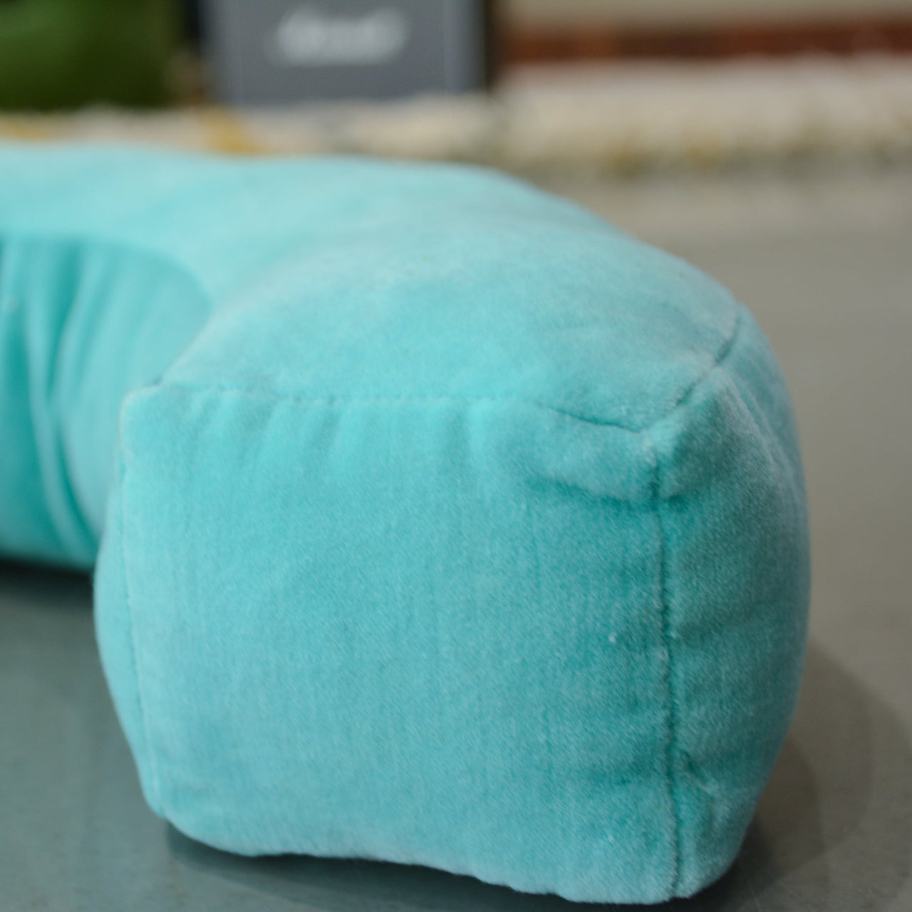 Alphabet Initial Shaped Cushion