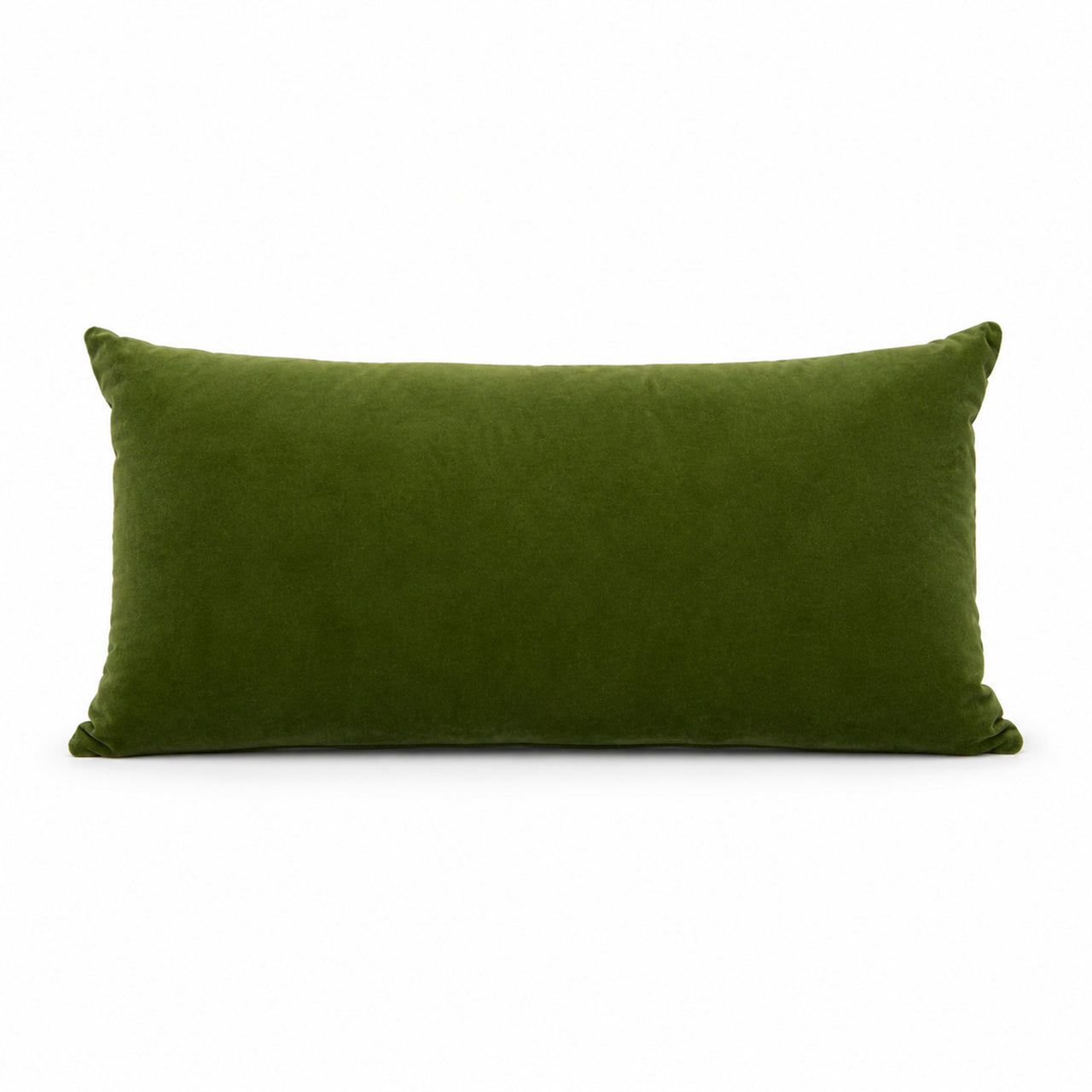 Cotton Velvet Lumbar Pillow Cover: Long Throw Pillow