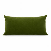 Thumbnail for Cotton Velvet Lumbar Pillow Cover: Long Throw Pillow