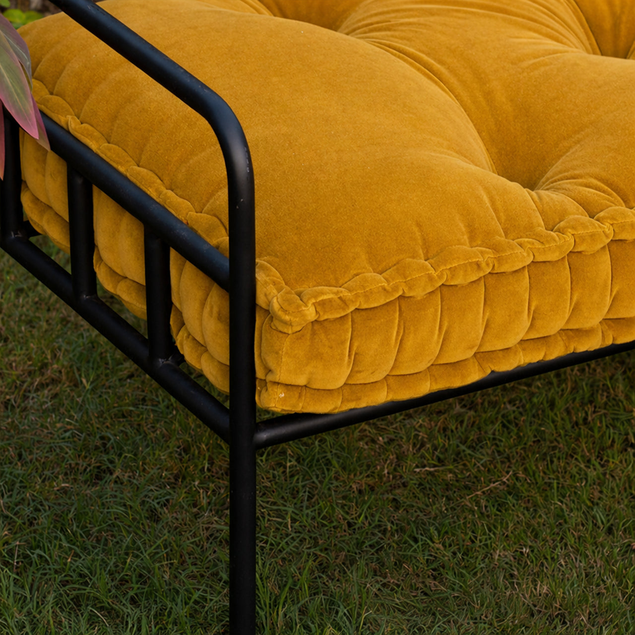 Custom Velvet Bench pillow