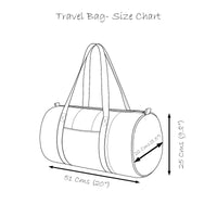 Thumbnail for Handmade Quilted Velvet Travel Bag | Floral Duffle with Pockets | Cotton Lined & Eco-Padded