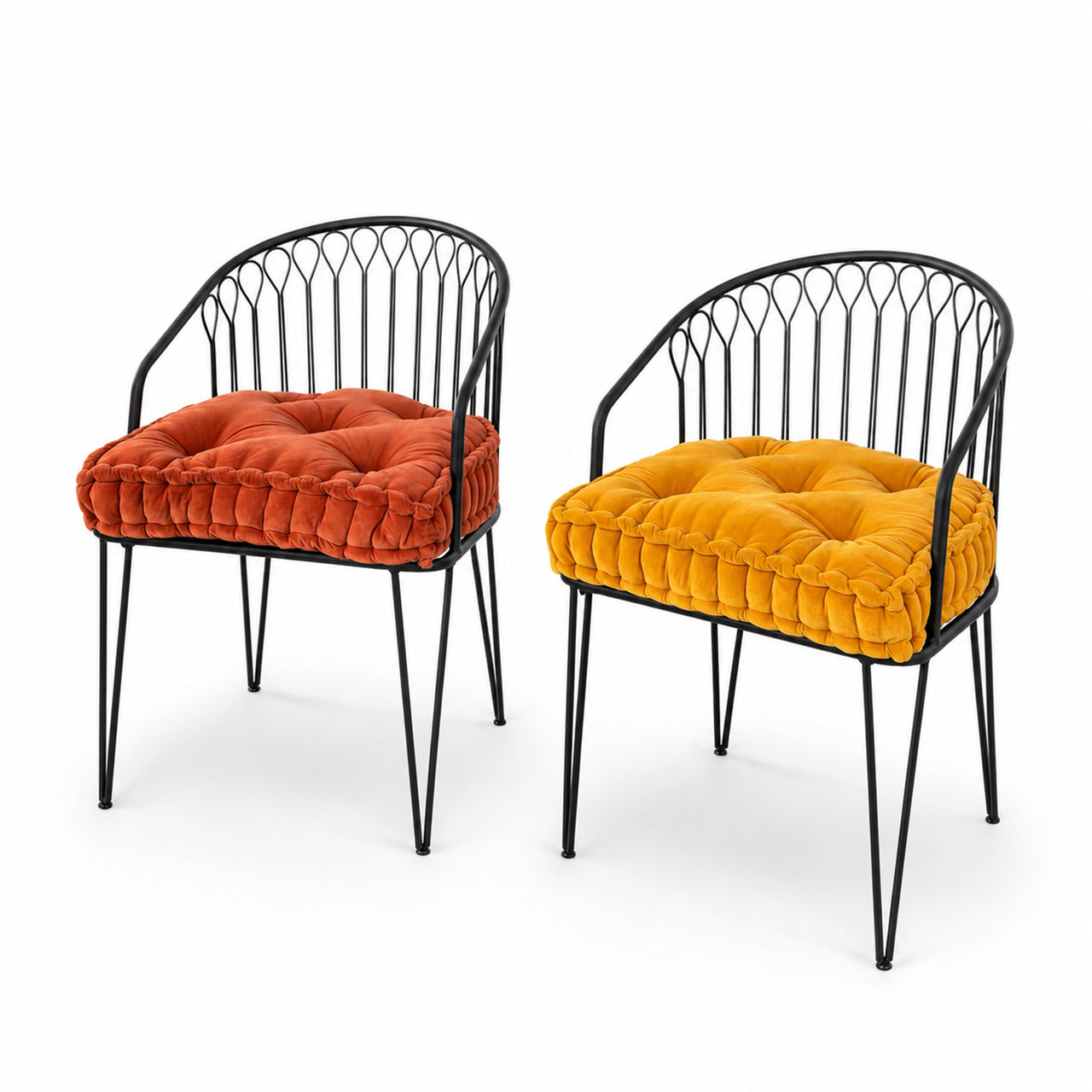 U Shape Velvet Chair Pad