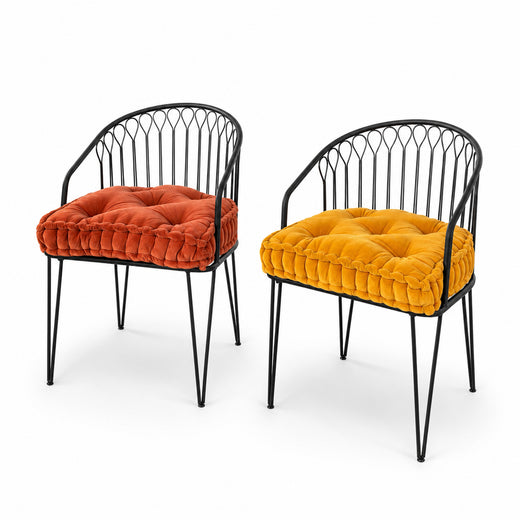U Shape Velvet Chair Pad