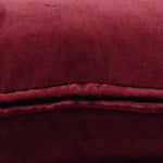 Thumbnail for Cherry Red Cotton Velvet Cushion Cover