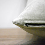Thumbnail for Ice Grey Cotton Velvet Cushion Cover