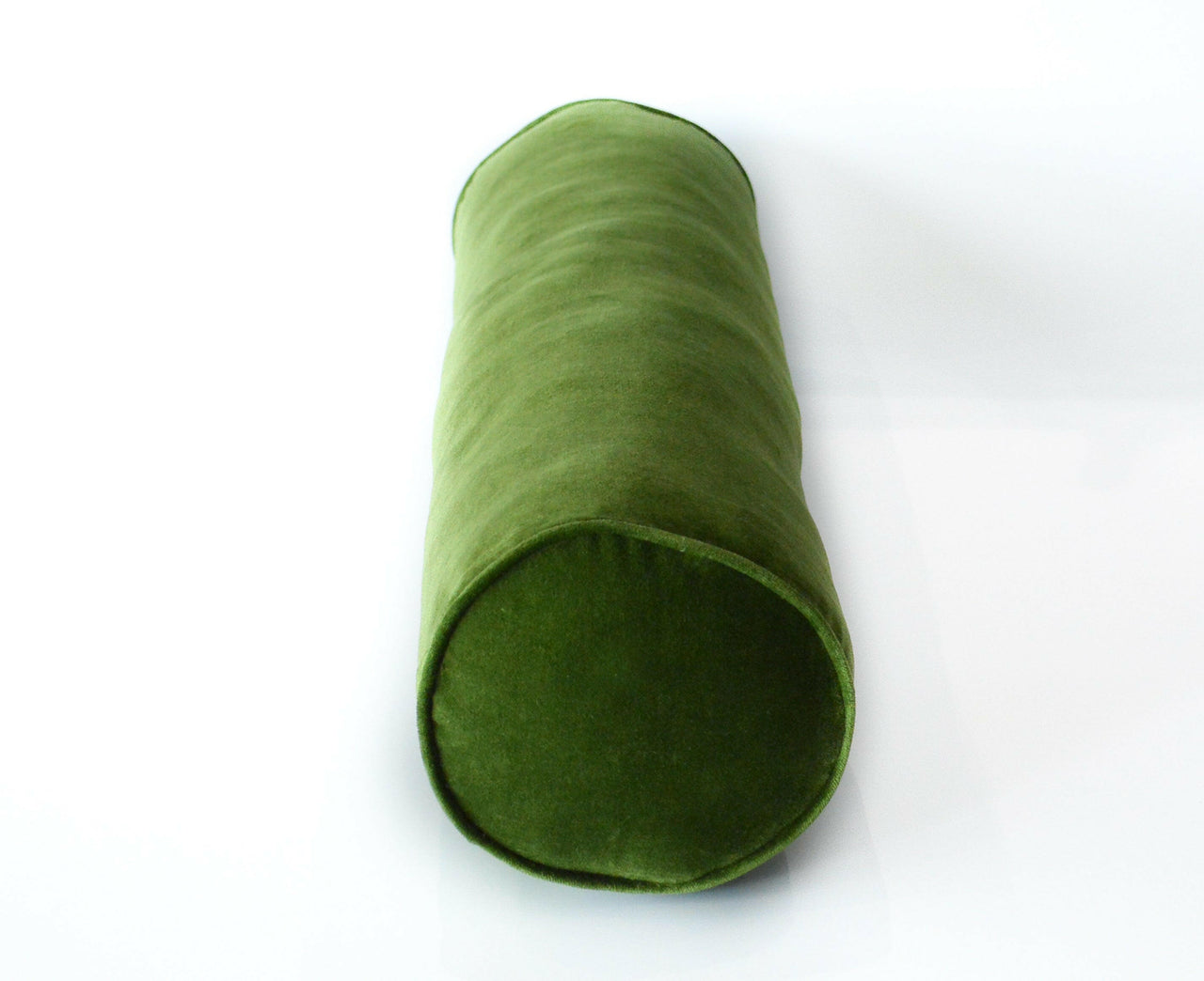 Moss green Velvet Bolster Cover.