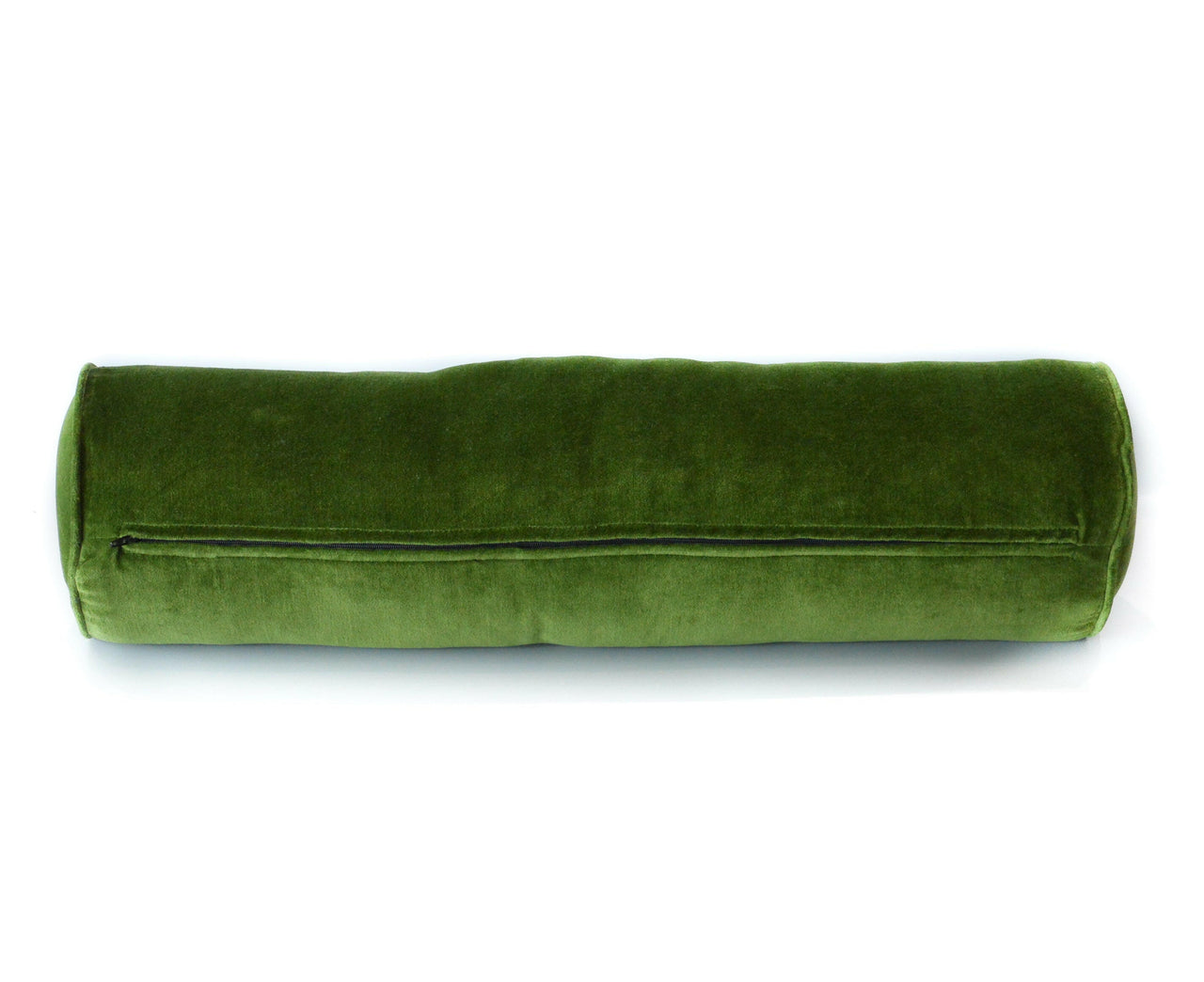 Moss green Velvet Bolster Cover.