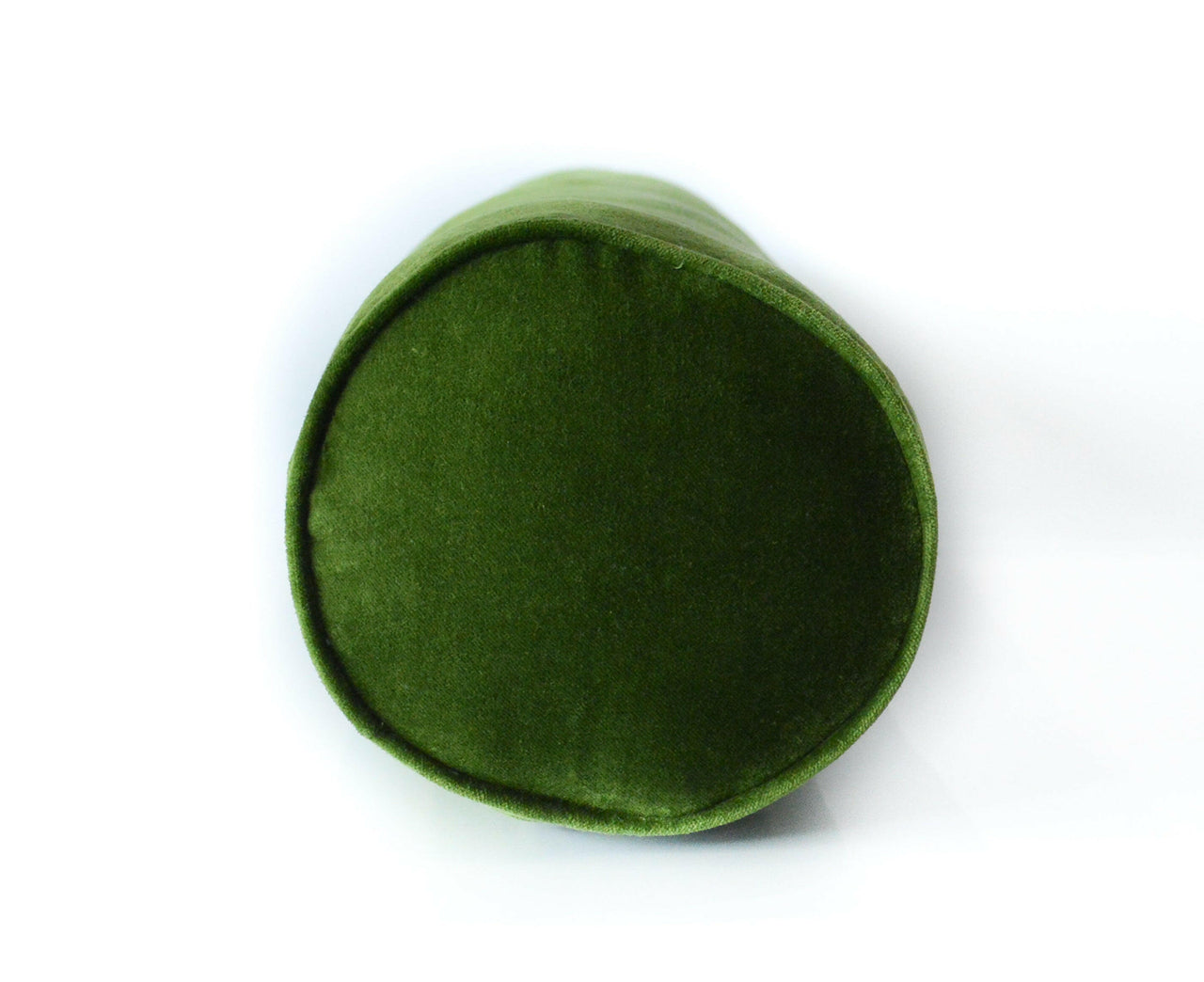 Moss green Velvet Bolster Cover.