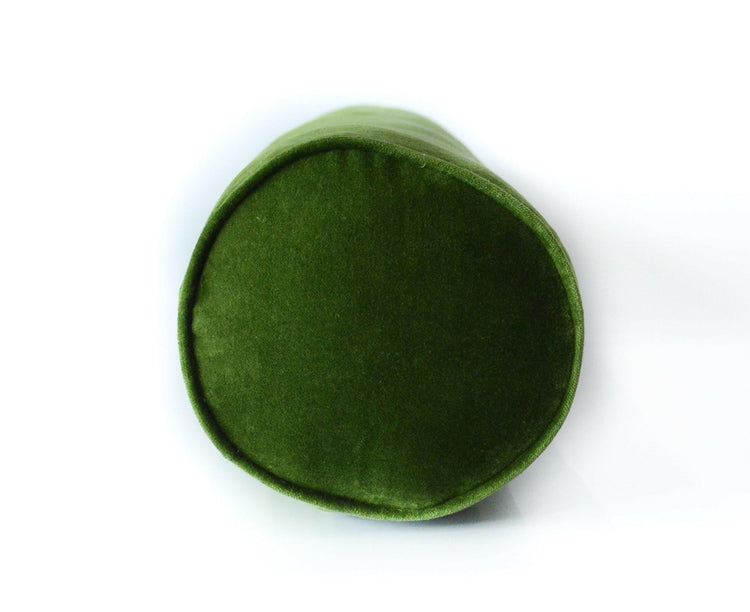 Moss green Velvet Bolster Cover