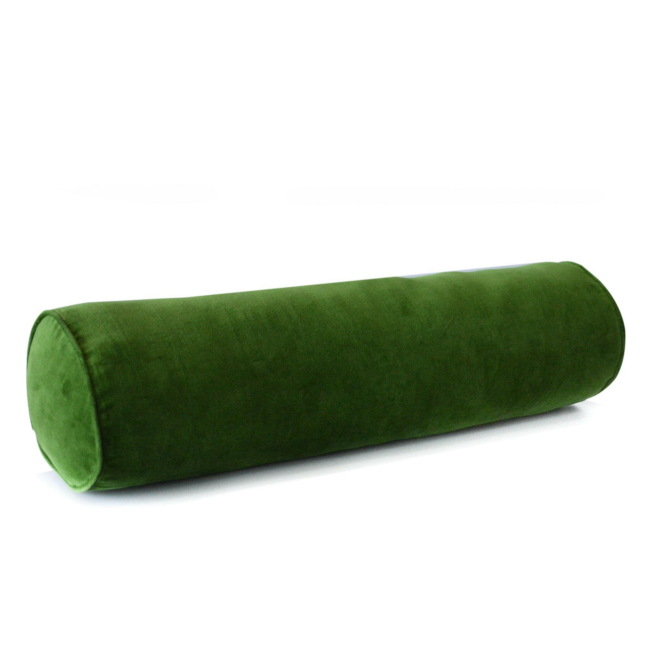 Moss green Velvet Bolster Cover.