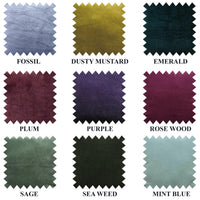 Thumbnail for Black Cotton Velvet square Chair pad with ties