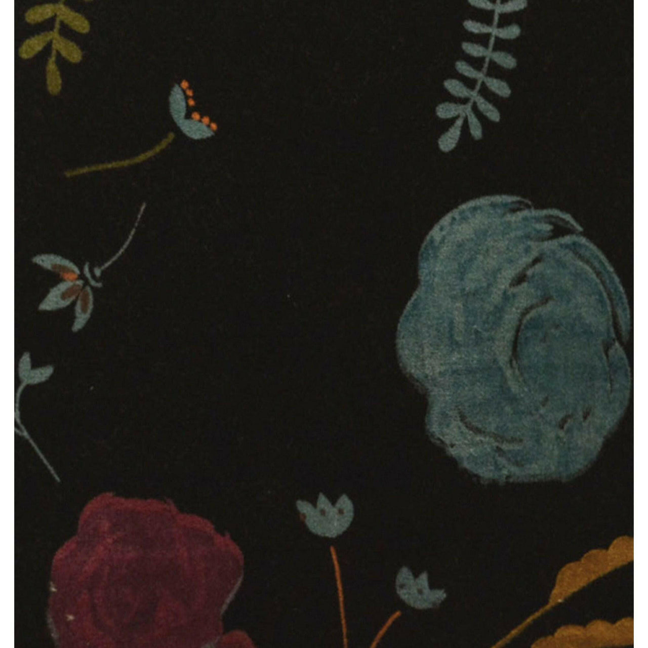 printed Black Velvet