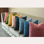 Thumbnail for Jade Green Cotton Velvet Cushion Cover