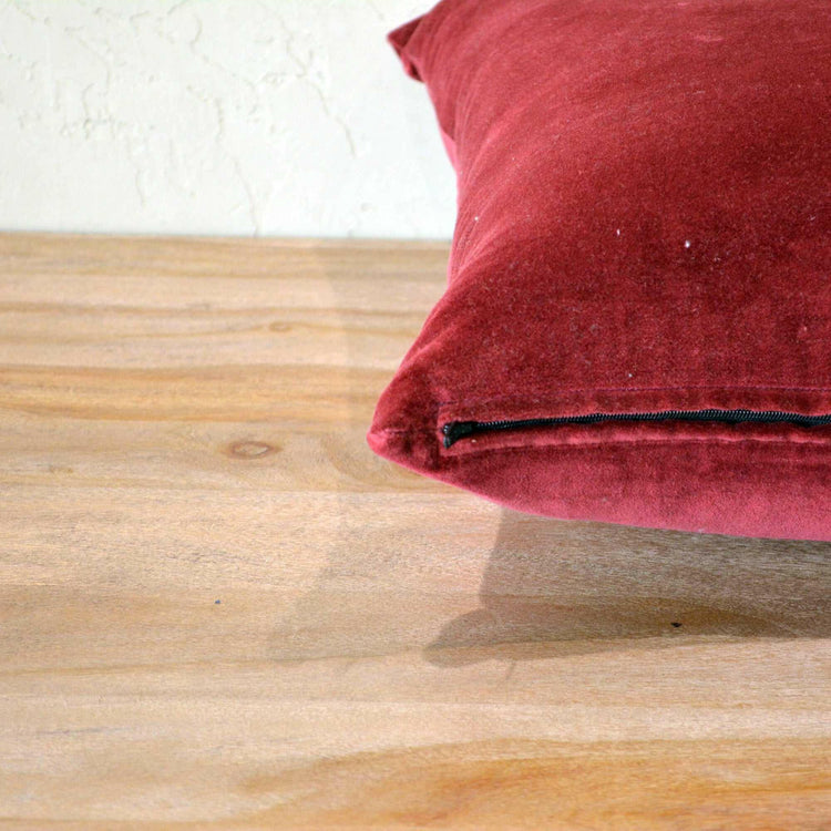 Mulberry Cotton Velvet Cushion Cover